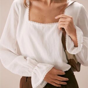 White Viscose Blouse